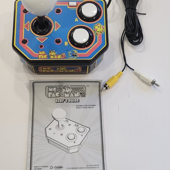 Ms. Pac Man Gaming System MSI Arcade Plug and Play Into Your TV Vintage 1993 - Picture 5 of 7